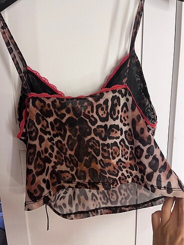 Asos Leopar crop üst