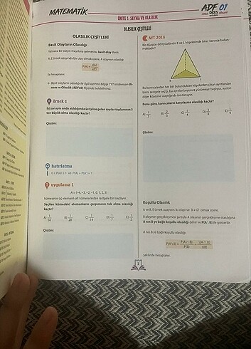  AYT Matematik konu anlatımı 