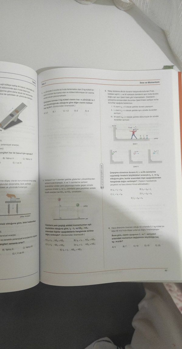 AYT Fizik Soru Bankası Kitabı - Görsel 2