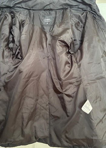 Siyah Kadın Suni Kürklü Günlük Mont - Görsel 4