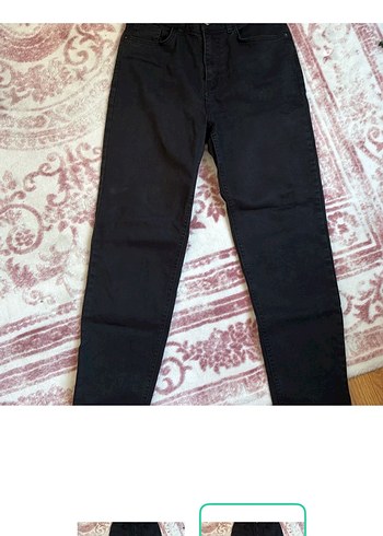 LC Waikiki Siyah Duz Kesim Jean Pantolon