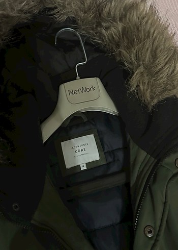 Erkek Yeşil Kürklü Midi Mont - Görsel 3