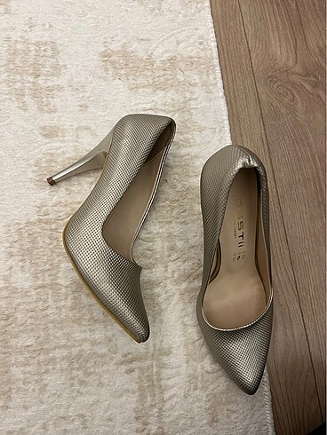 36 Beden gri Renk Stiletto