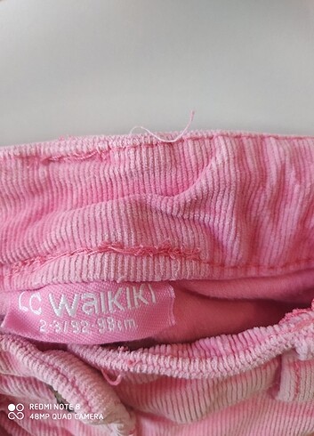 24-36 Ay Beden LC Waikiki kız çocuğu pantolon