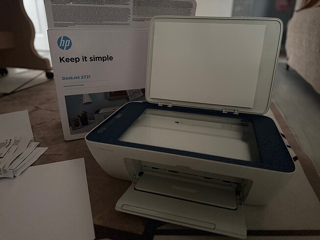 Beden Renk Hp 2721 Deskjet All In One Renkli Mürekkep Püskürtmeli Yazıcı