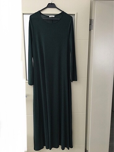 Yeşil penye elbise