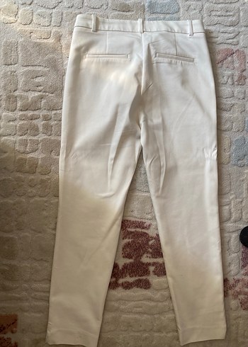 Trendyol & Milla Beyaz Midi Kadın Kumaş Pantolon