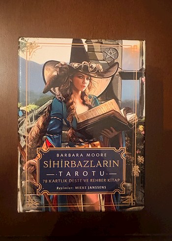 Barbara Moore Sihirbazların Tarotu Kitap ve 78 Kartlık Deste