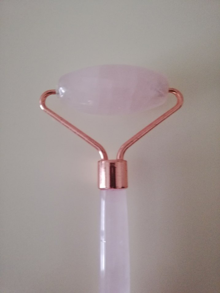 Doğal Pembe Kuvars Yüz Masaj Aleti - Görsel 2