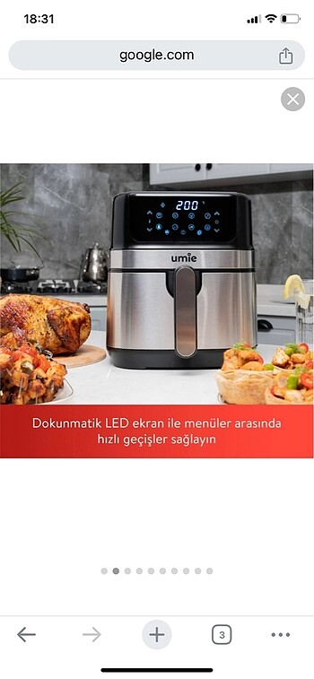 Xiaomi Umie Airfryer/ Fritöz