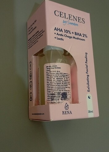Celenes Serum AHA  BHA %2 LAKTİK ASİT - Görsel 6
