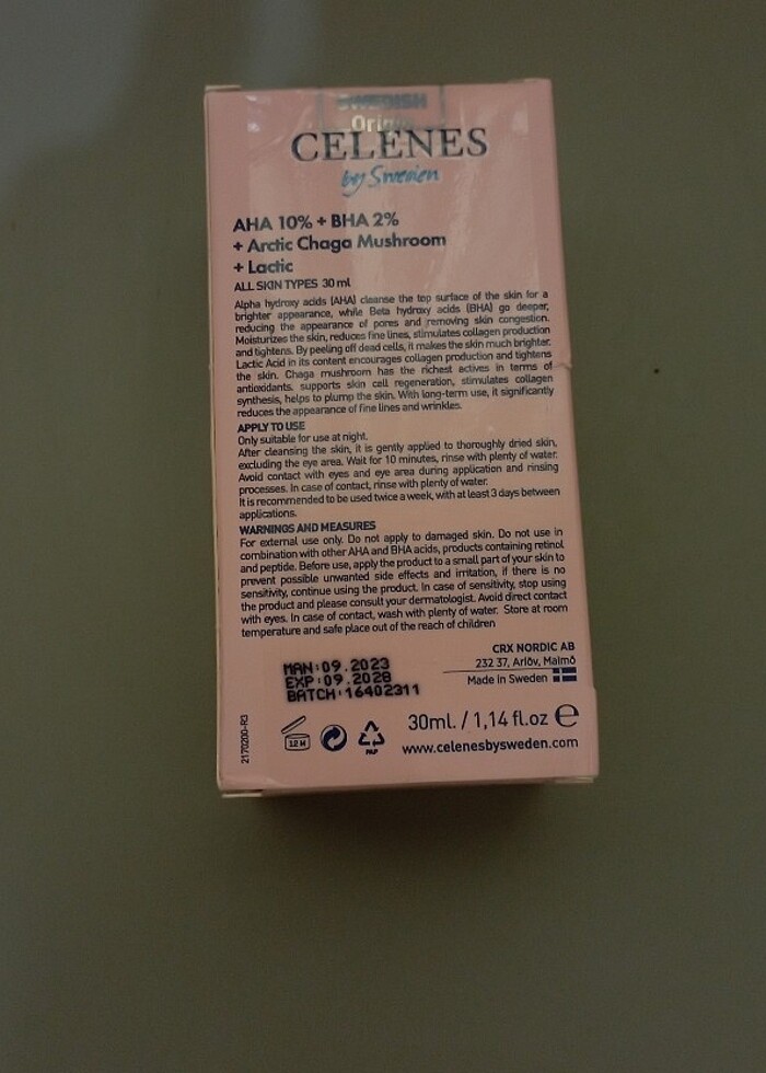 Celenes Serum AHA  BHA %2 LAKTİK ASİT - Görsel 2