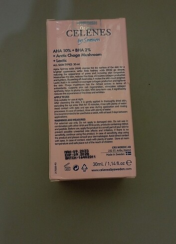 Celenes Serum AHA BHA %2 Laktik asit - Görsel 3