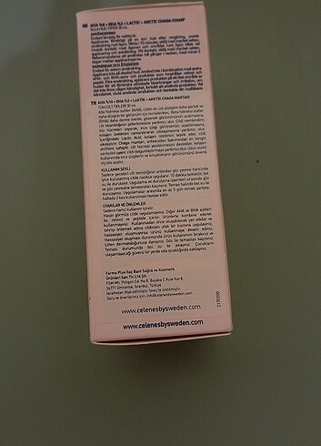 Celenes Serum AHA BHA %2 Laktik asit - Görsel 4