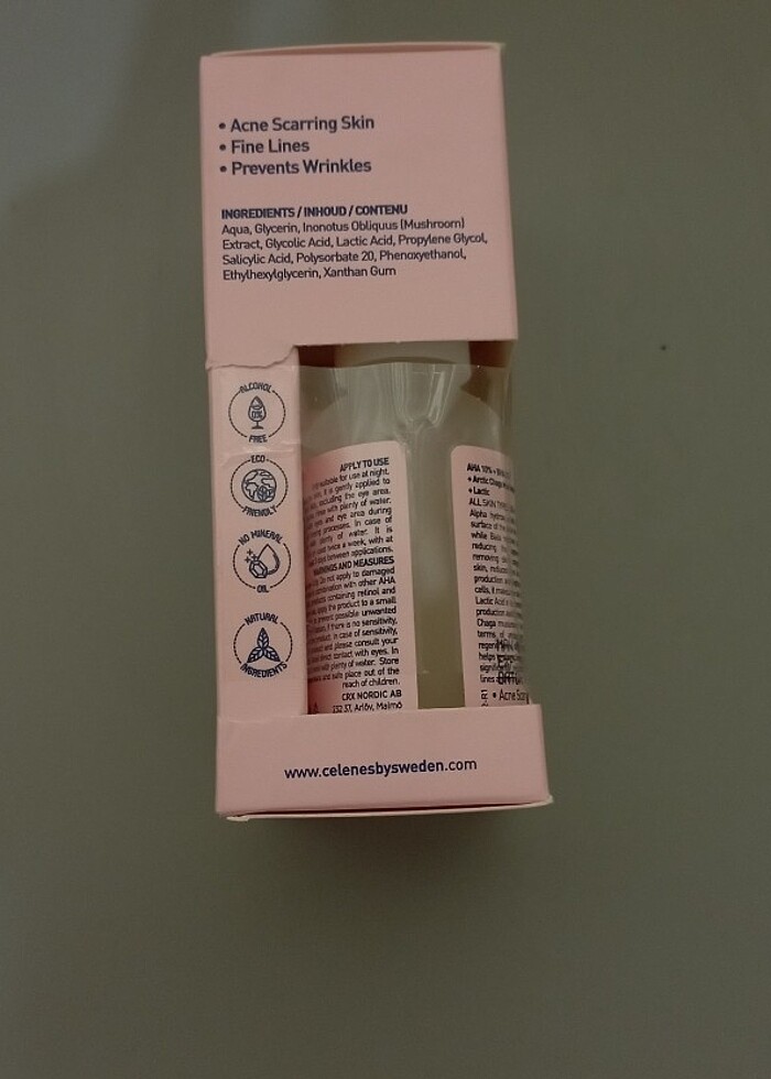 Celenes Serum AHA  BHA %2 Laktik asit - Görsel 2