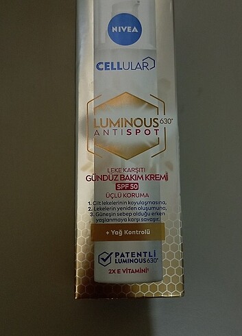 Nivea Luminous Leke karşıtı krem spf 50 