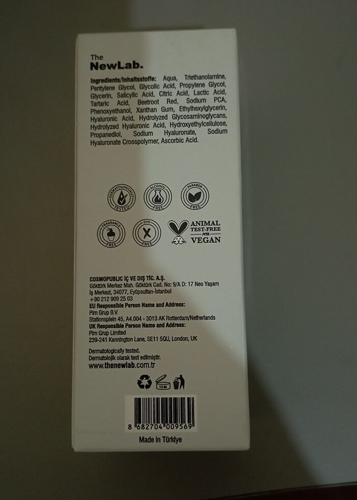 The NewLab AHA BHA SERUM - Görsel 3