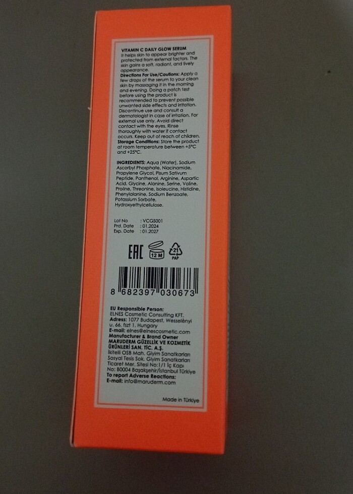 Maruderm C vitamini Aydınlatıcı Serum  - Görsel 3