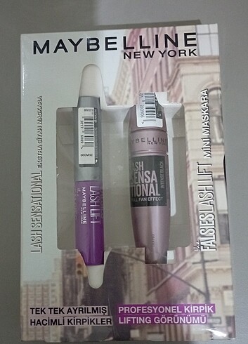 Maybelline New York Lash sensational maskara+falsies Lash lift m