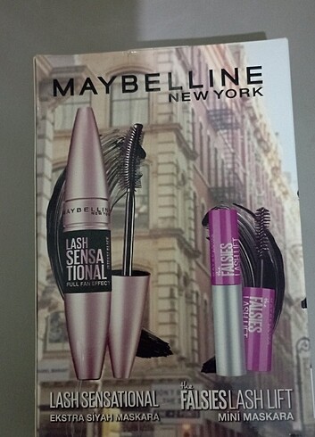 Maybelline Maybelline New York Lash sensational maskara+falsies Lash lift m