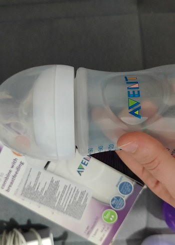 Çift Elektrikli Göğüs Pompası Mor - Görsel 12