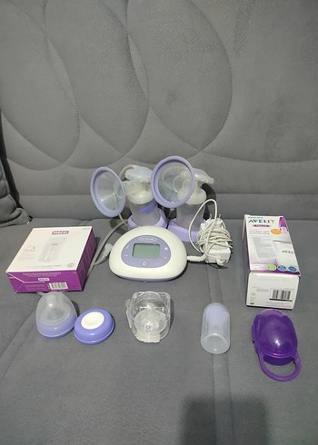 Çift Elektrikli Göğüs Pompası Mor