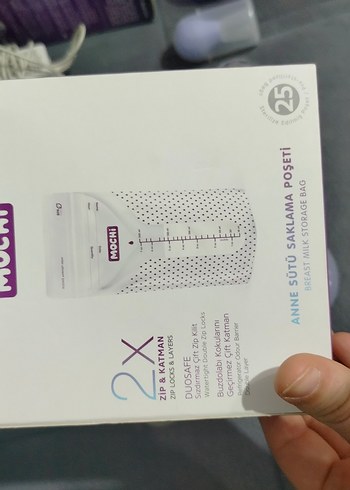 Çift Elektrikli Göğüs Pompası Mor - Görsel 6