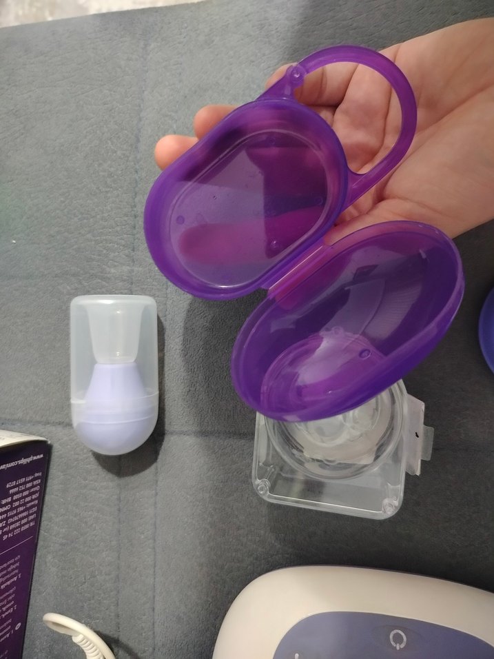 Çift Elektrikli Göğüs Pompası Mor - Görsel 5