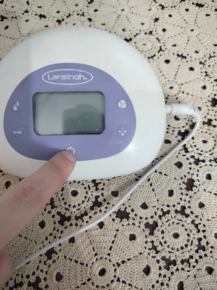 Çift Elektrikli Göğüs Pompası Mor - Görsel 3