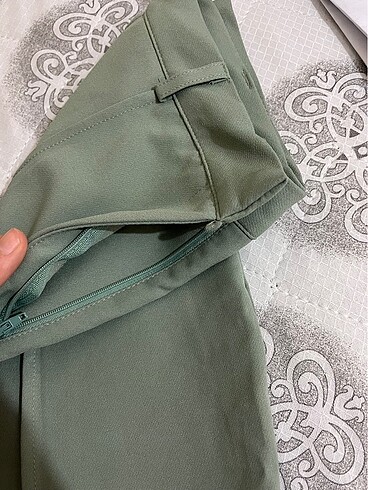 xl Beden yeşil Renk Yeşil renk kumaş pantolon