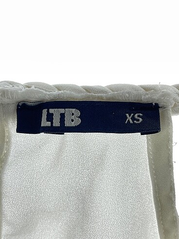 xs Beden beyaz Renk LTB Bluz %70 İndirimli.