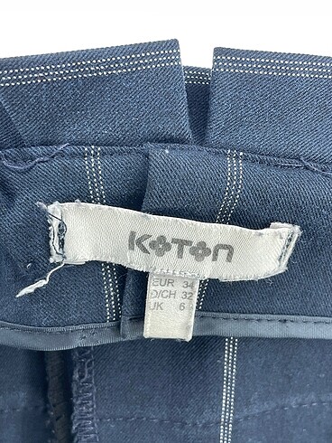 36 Beden lacivert Renk Koton Kumaş Pantolon %70 İndirimli.