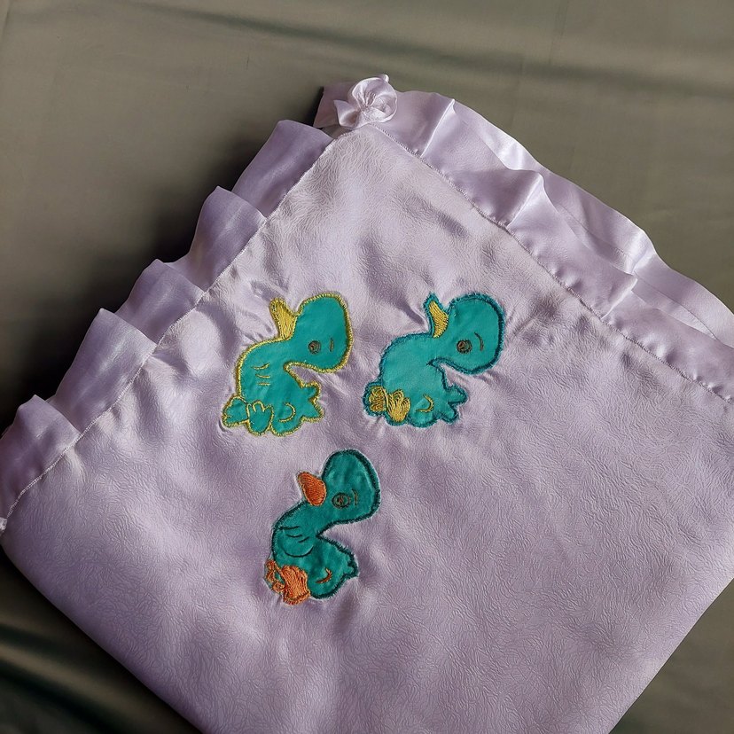 Nakışlı Beyaz Çocuk Yorganı - Görsel 2