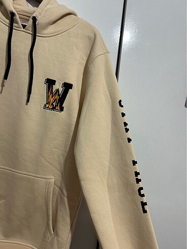 xs Beden Krem rengi sweatshirt