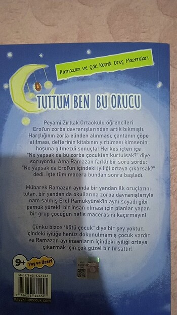  Hatice Kübra tongar tuttum ben bu orucu okuma kitabı