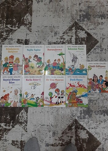 Cem in macera gunlugu kitap seti