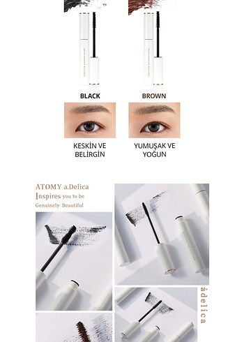 Adelica Suya Dayanıklı Maskara 8 ml - Görsel 6