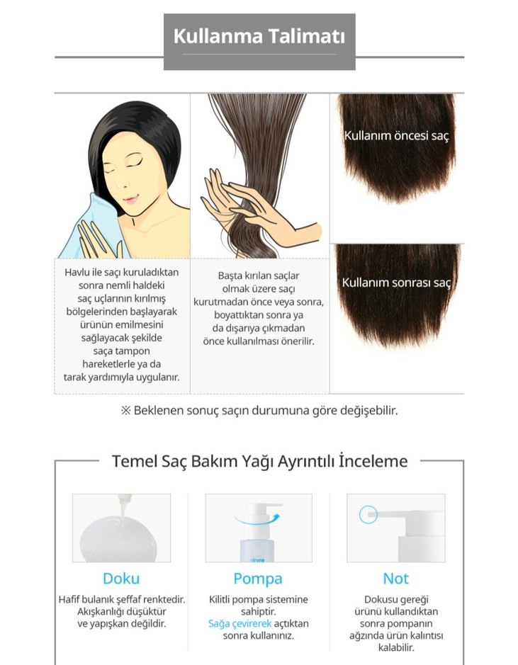 Atomy Saç Bakım Yağı Kompleksi - Görsel 5