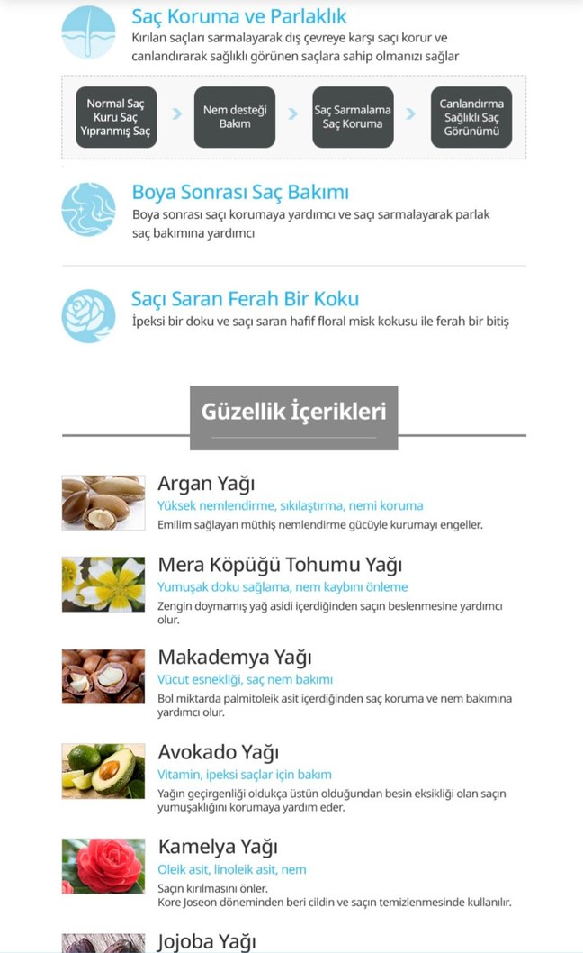 Atomy Saç Bakım Yağı Kompleksi - Görsel 4