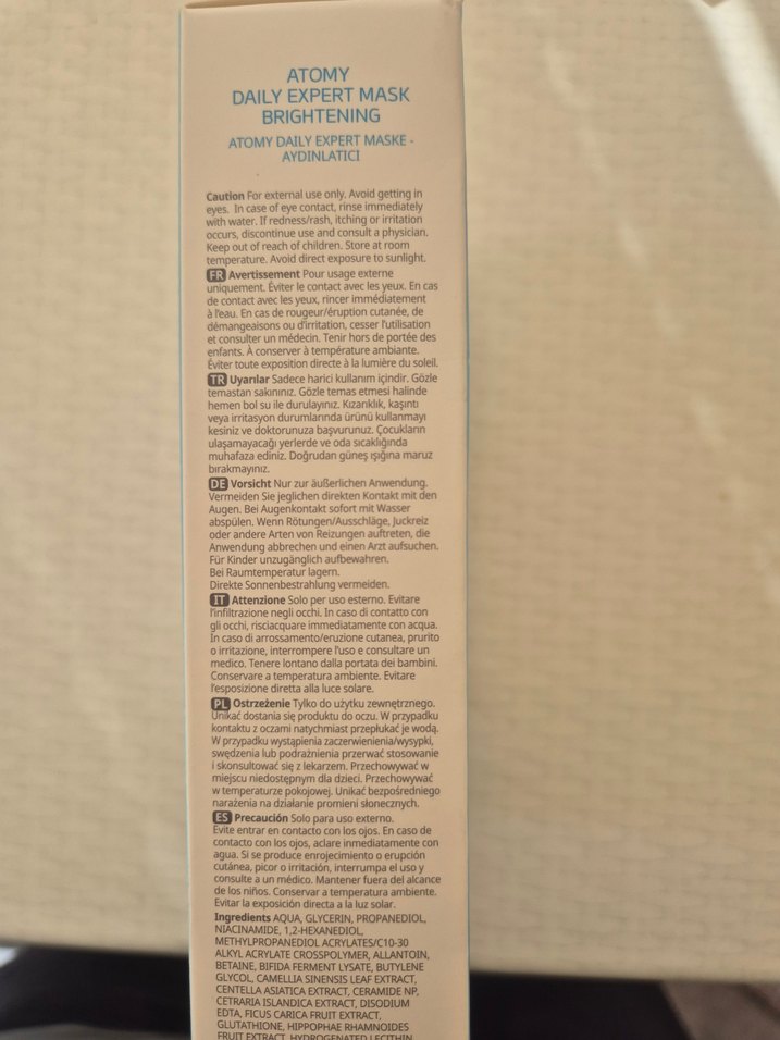 Atomy Günlük Aydınlatıcı Yüz Maskesi - Görsel 4