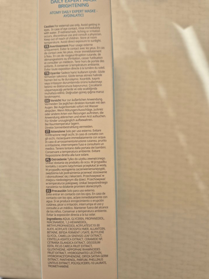 Atomy Günlük Aydınlatıcı Yüz Maskesi - Görsel 3