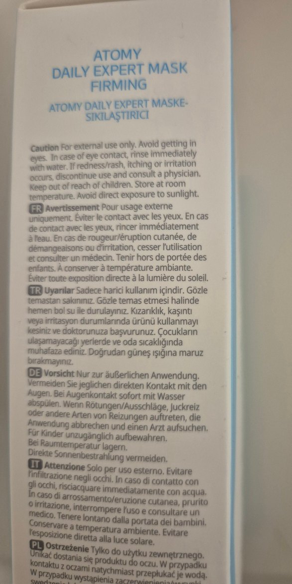 Atomy Daily Expert Sıkılaştırıcı Maske - Görsel 2