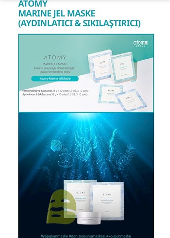 Atomy aydinlastiri  ve Sıkılaştırıcı Maske - Görsel 3