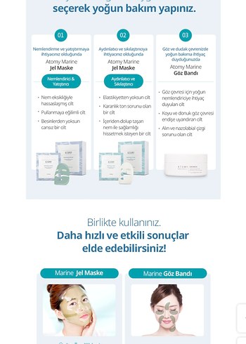 Atomy aydinlastiri  ve Sıkılaştırıcı Maske - Görsel 9