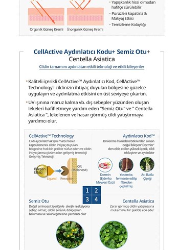 Atomy Absolute Essence Güneş Kremi SPF 50 40 ml - Görsel 4