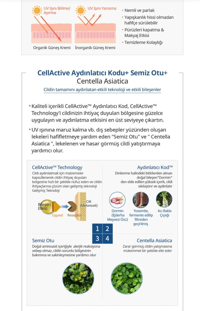 Atomy Absolute Essence Güneş Kremi SPF 50 40 ml - Görsel 4