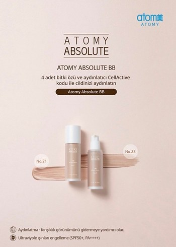 Atomy Absolute BB Krem - Bej, Pastel Tonlar - Görsel 9
