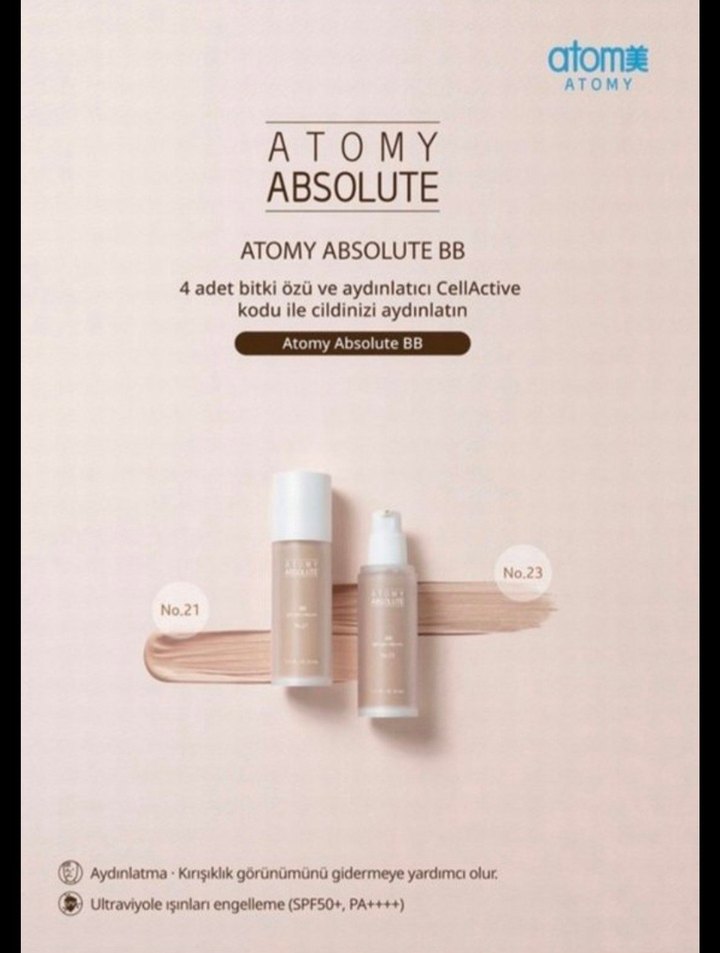 Atomy Absolute BB Krem - Bej, Pastel Tonlar - Görsel 2