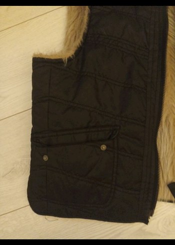 içi yünlü ünisex kumaştan yapılmış SEVENHILL Sıcacık şişme yelek - Görsel 6