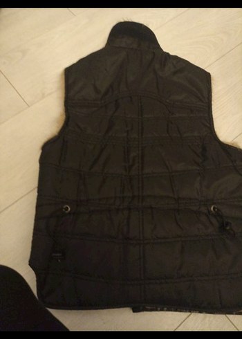 içi yünlü ünisex kumaştan yapılmış SEVENHILL Sıcacık şişme yelek - Görsel 4